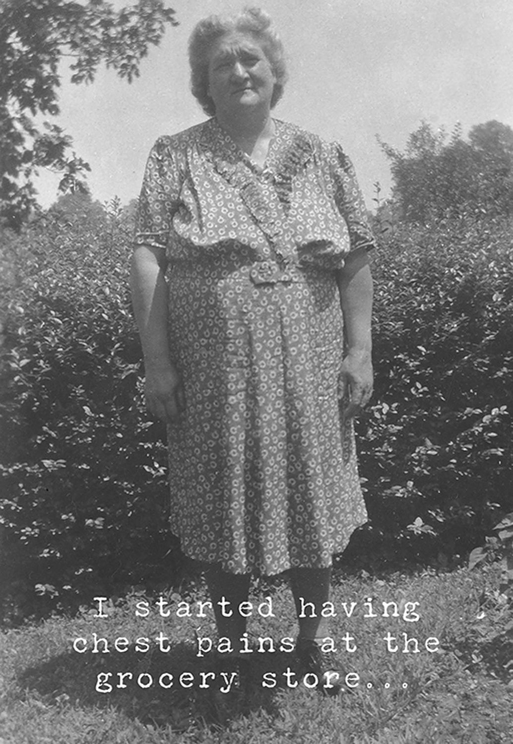 PBK Vintage Greeting Cards &quot;Chest Pains 70433&quot;