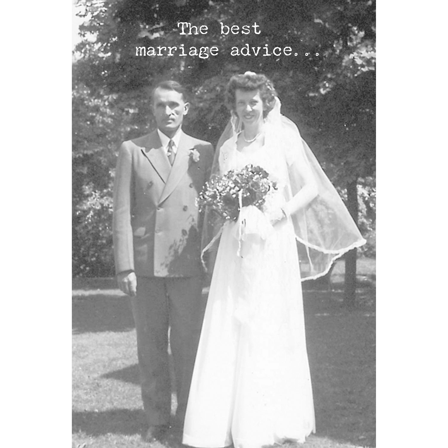 PBK Vintage Greeting Cards &quot;The Best Marriage Advice 73112&quot;