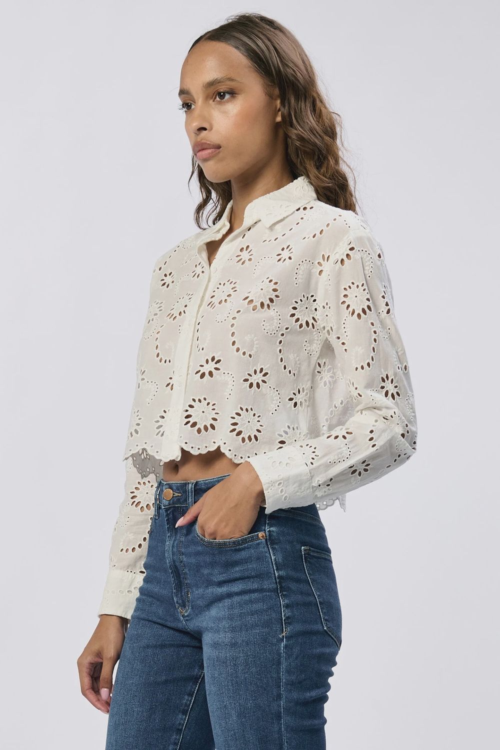 DJD &quot;Miranda&quot; White Summer Shirt