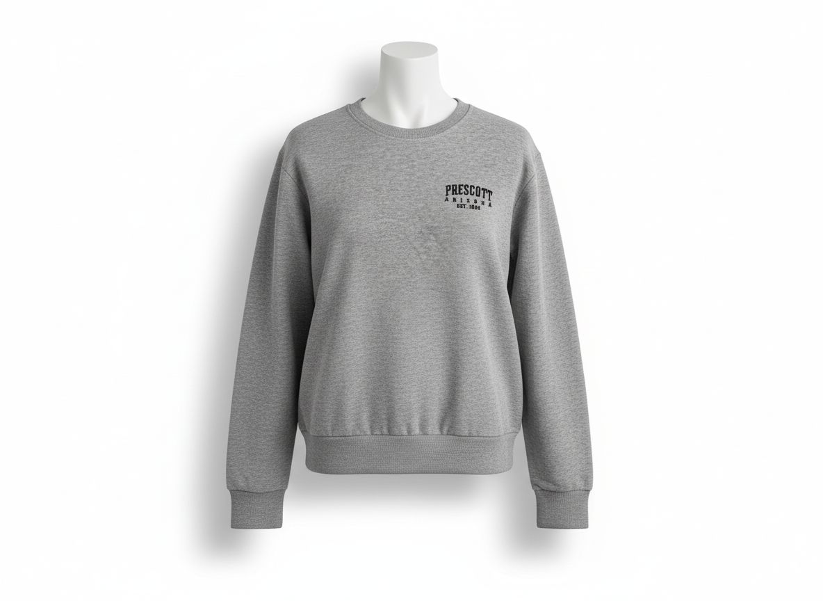 Prescott Embroidered Sweater (Gray), Size: S