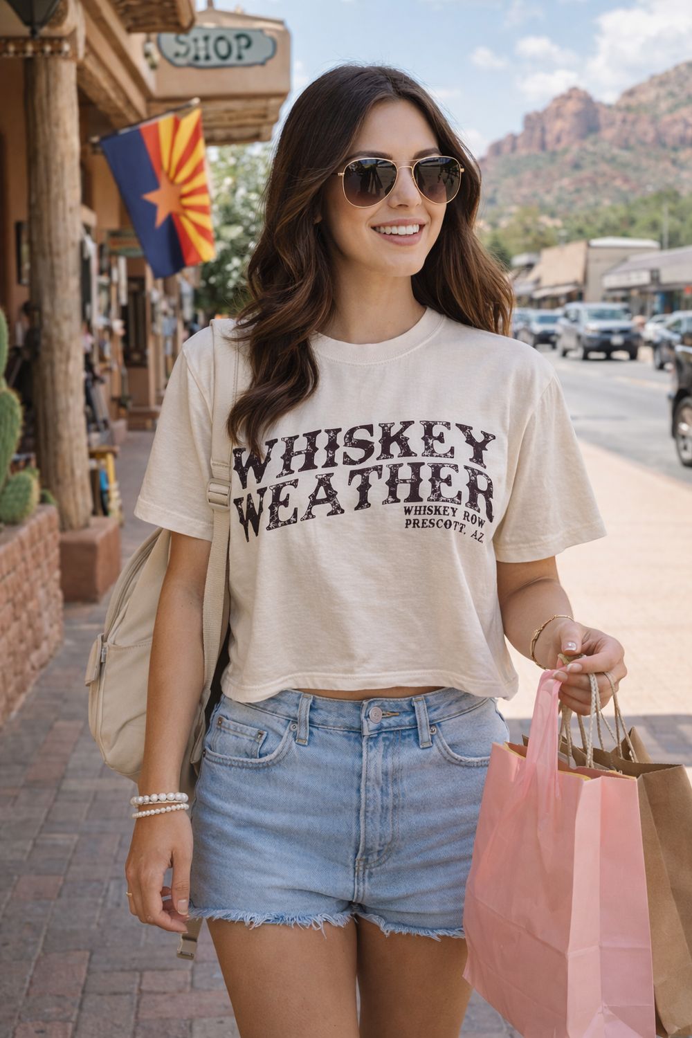 Whiskey Weather Crop-Top
