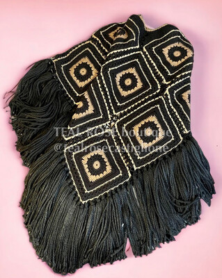 Poncho in Lana merino 100% 