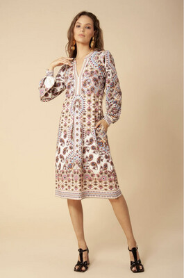 Abito midi Kenley in Jersey elasticizzato 