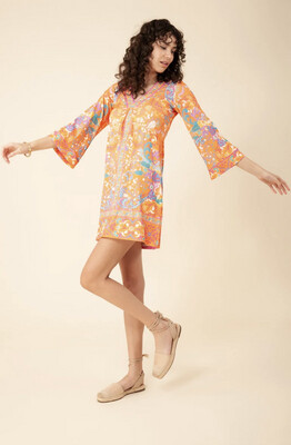 Abito Kassie in Jersey elasticizzato con ricamo perline
