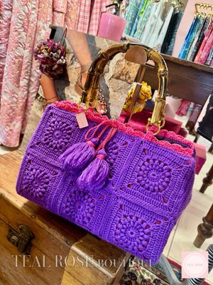 Bauletto medio crochet 30 cm 