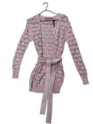 Cardigan cotone misto lurex Pink Memories 