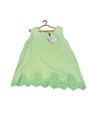 Top Pink Memories con pizzo francese 