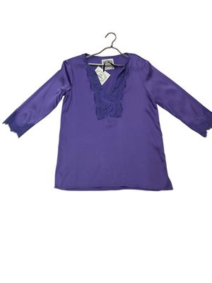 Camicia Pink Memories con pizzo francese