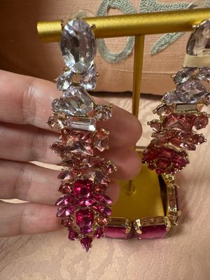 Orecchini pendenti con strass