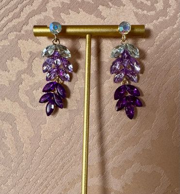 Orecchini pendenti con strass