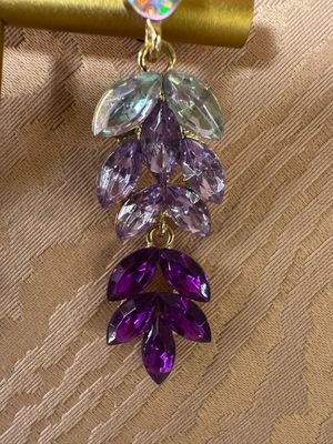 Orecchini pendenti con strass