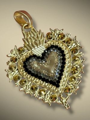 Cuore SW nero-oro