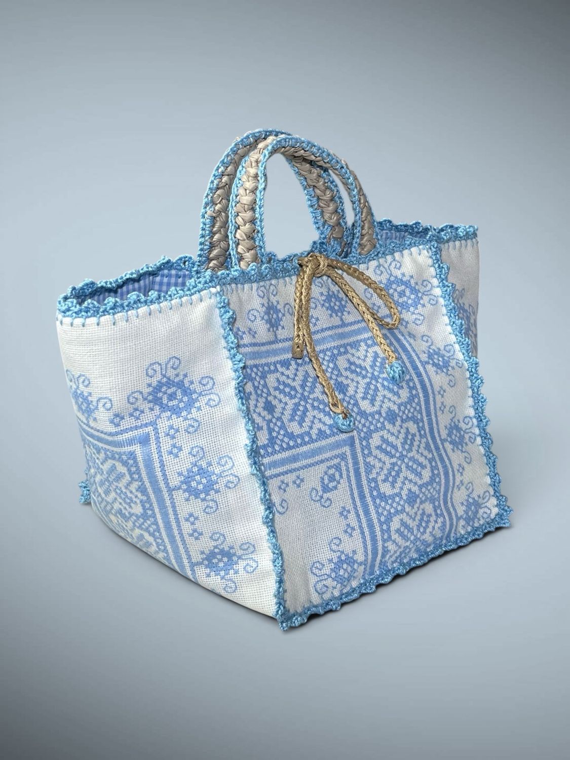 Vintage bag cucita a mano 