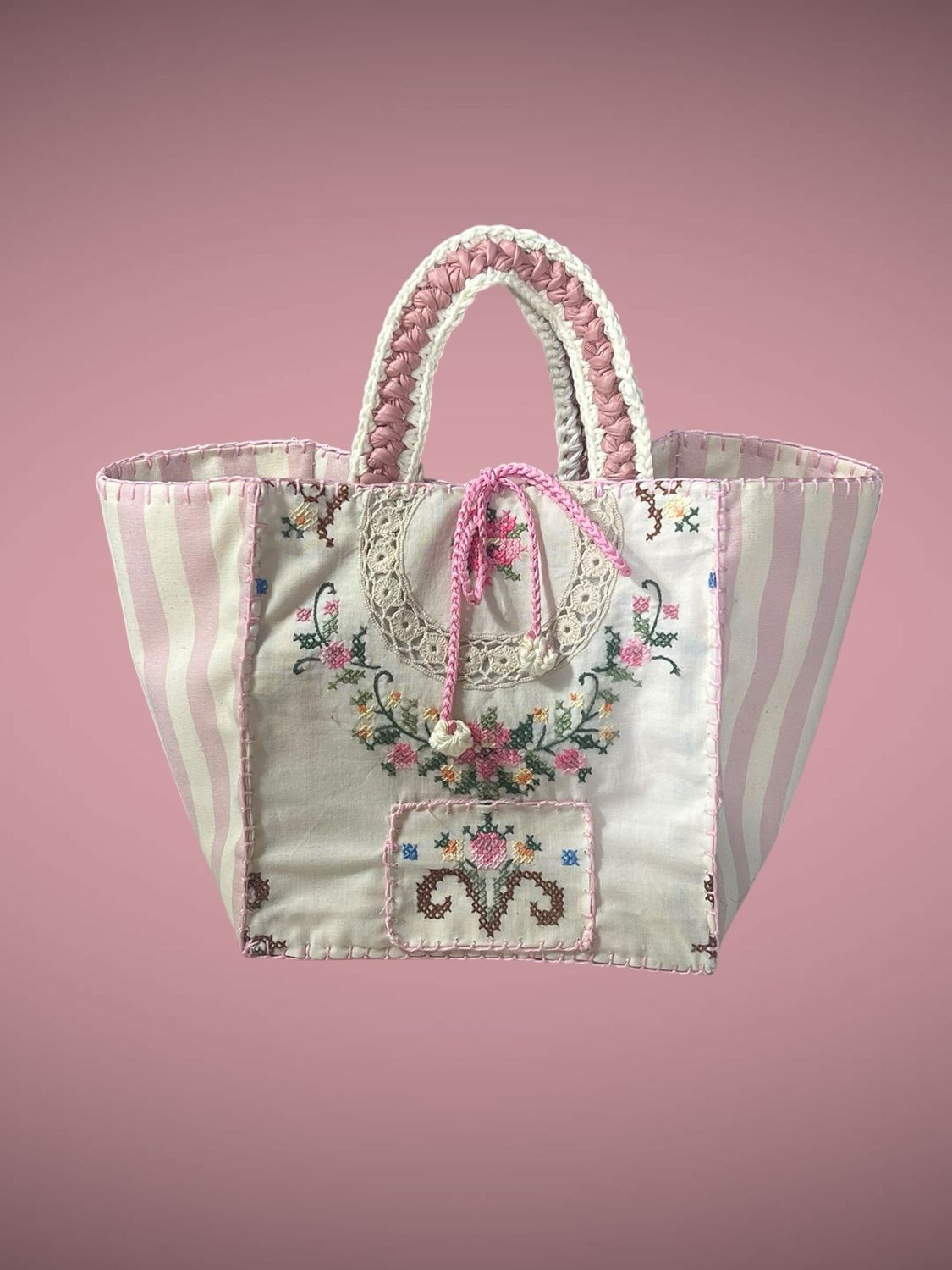 Vintage bag cucita a mano 