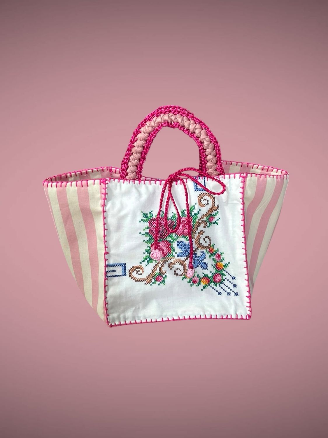 Vintage bag cucita a mano 