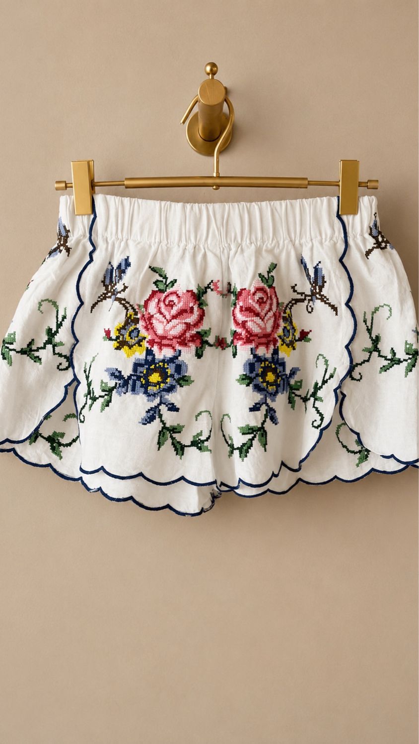 Shorts Orsina Rose - Bianco 