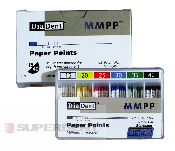 Absorbent Points Marcate MMPP (DiaDent)