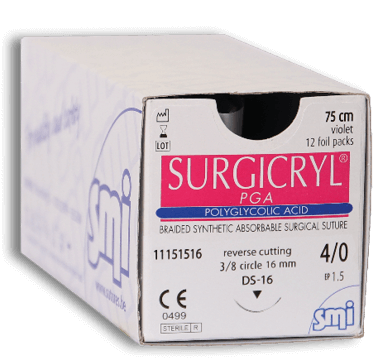 SMI, Sutura surgicryil PGA Multifilament Absorbabila 60-90 zile