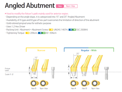 Bont Angulat | Angled Abutment