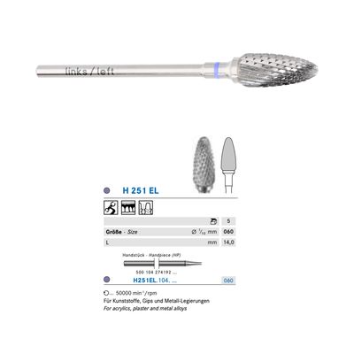 Freza de laborator | H79EL | H251EL