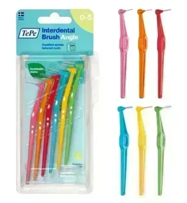 Perii interdentare Angulate 6 buc | asortate