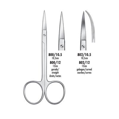 Foarfece chirurgicale 12 cm | 802/12 Foarfece chirurgicale 12 cm | 802/12
