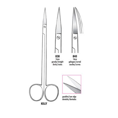 Foarfece chirurgical 16 cm  | 840