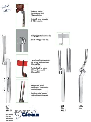 Pensetă pentru hârtie de articulație | 650