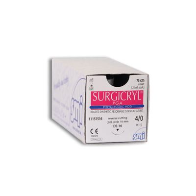 Sutură Surgicryil PGA Multifilament Absorbabilă | 60-90 zile