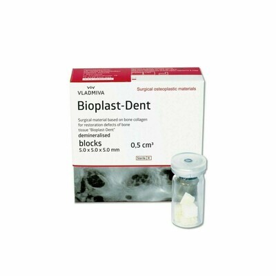Bioplast-Dent block 5*5*5 mm | 1,0 cm3 Bioplast-Dent block 5*5*5 mm | 1,0 cm3