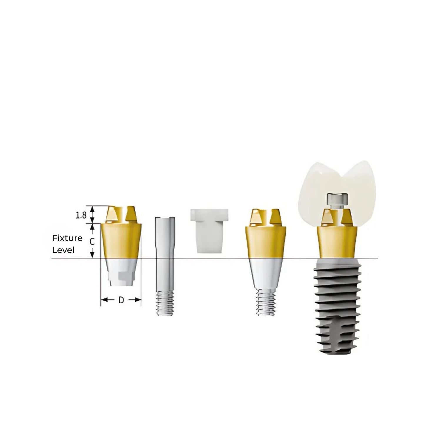 Bont DeSR | Abutment No Cemment