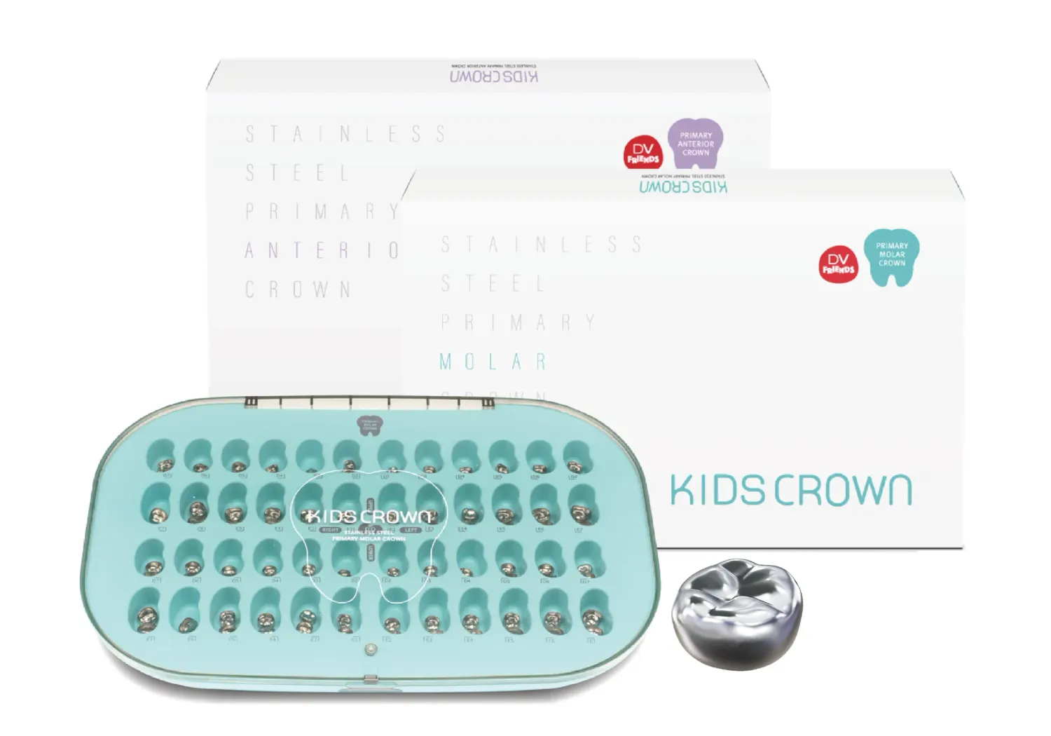 Coronițe metalice | copii [ set 48 buc ]