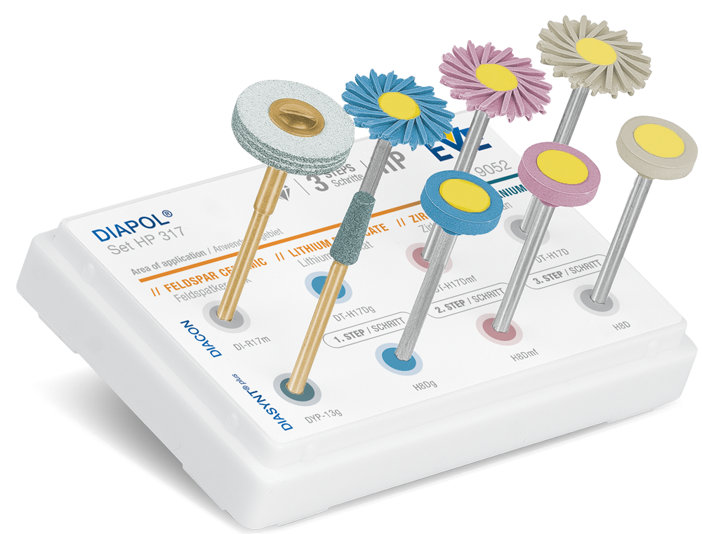 Diapol | Set lustruire zirconiu HP-317