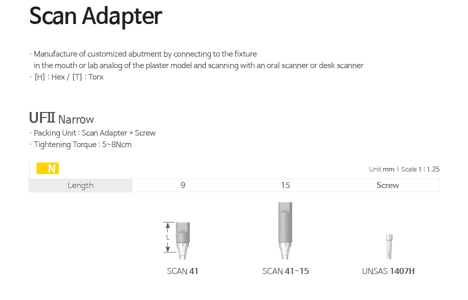 Narrow Scan Adapter [VAT]
