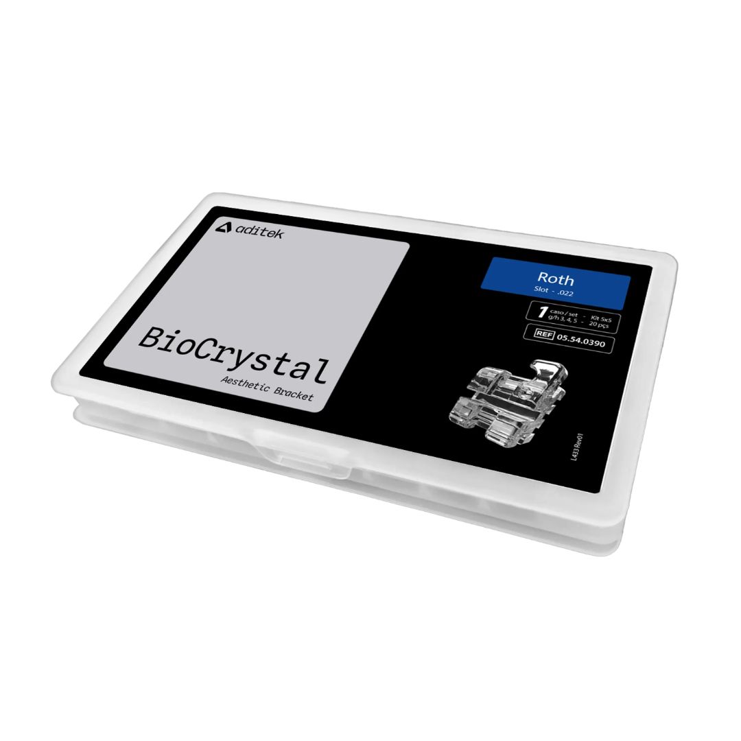 Bracket polimer BioCrystal 5x5 | Roth - 022