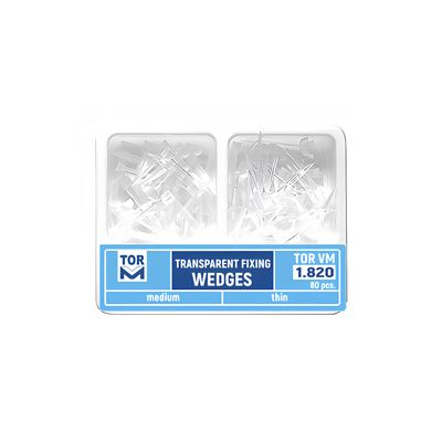 Pene interdentare din plastic transparente 80 buc | 1.820