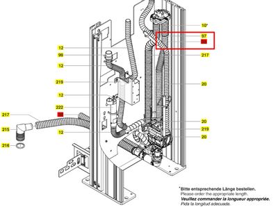 Hose NW 22 - 2,1m | INTEGO