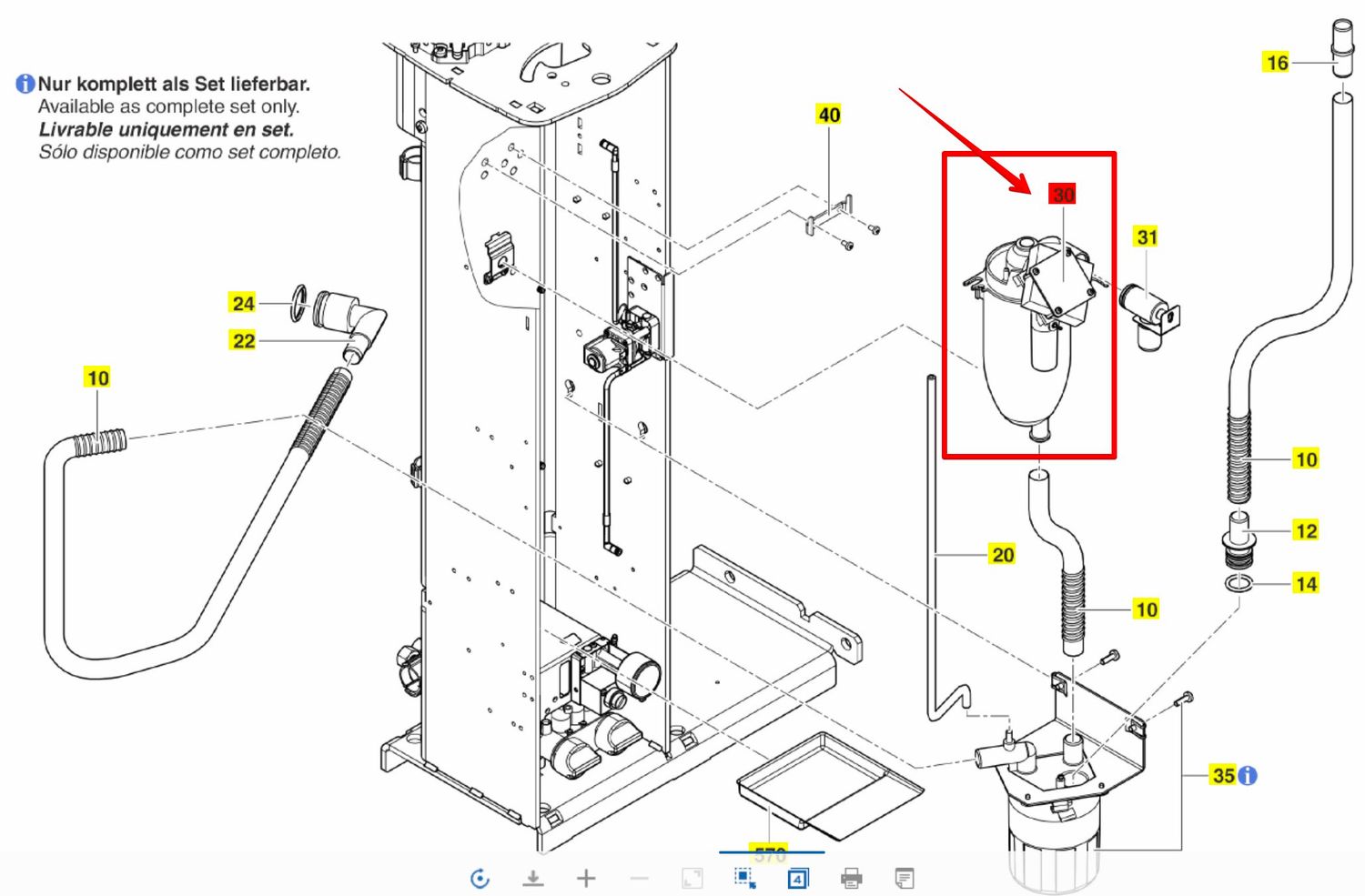 Separator Air venturi assembly | INTEGO