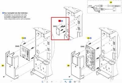 PCB DWV Compact water unit wiring | INTEGO