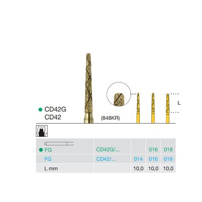 Freza diamantata CD42G