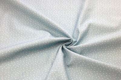 Baumwolle, Tupfen, acufactum, hellblau