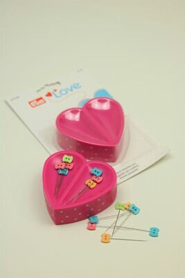 Magnetisches Nadelkissen, Herz, pink, Prym Love