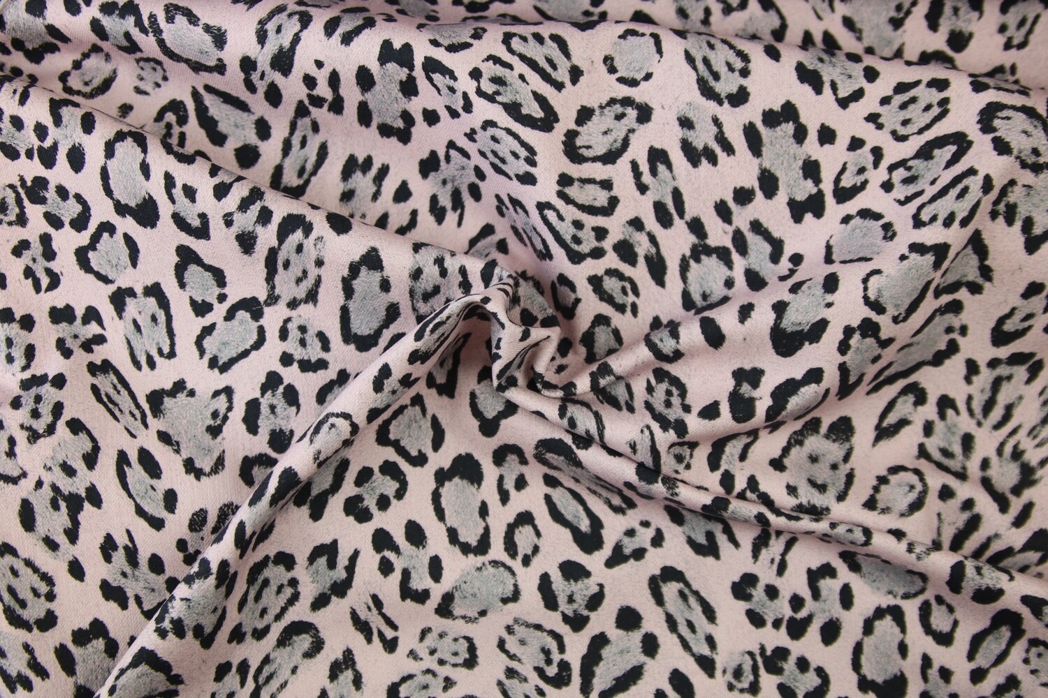 Baumwolle mit Elasthan &quot;Wild&quot;, rosa, grau, schwarz
