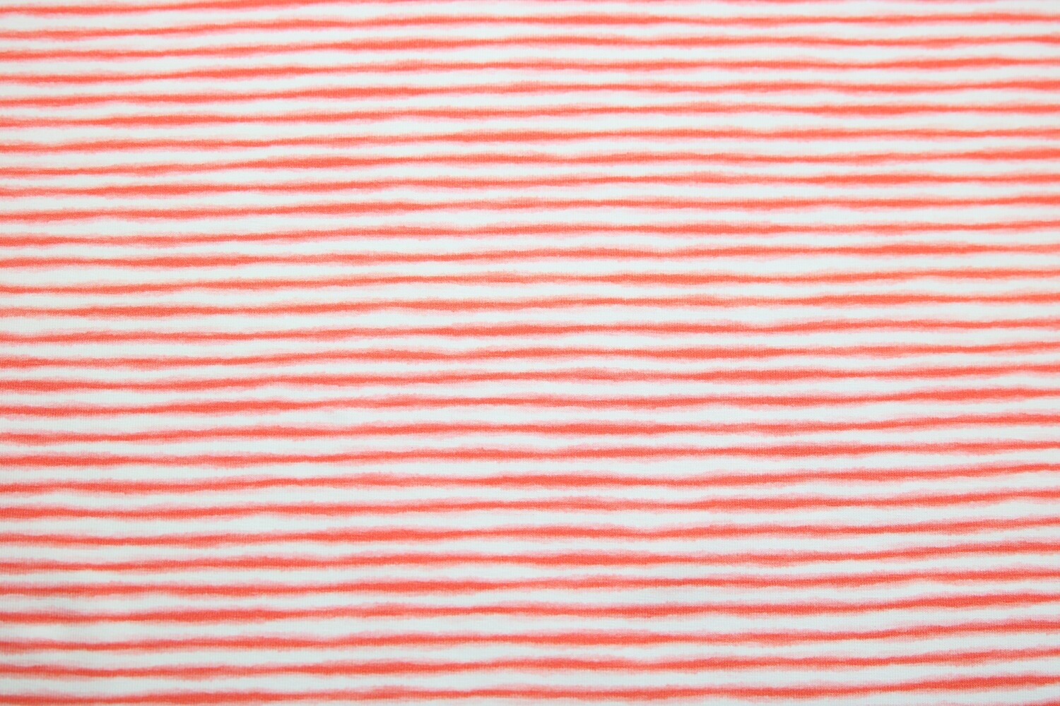 Baumwolljersey &quot;Tomato Stripes&quot;, rot, weiß