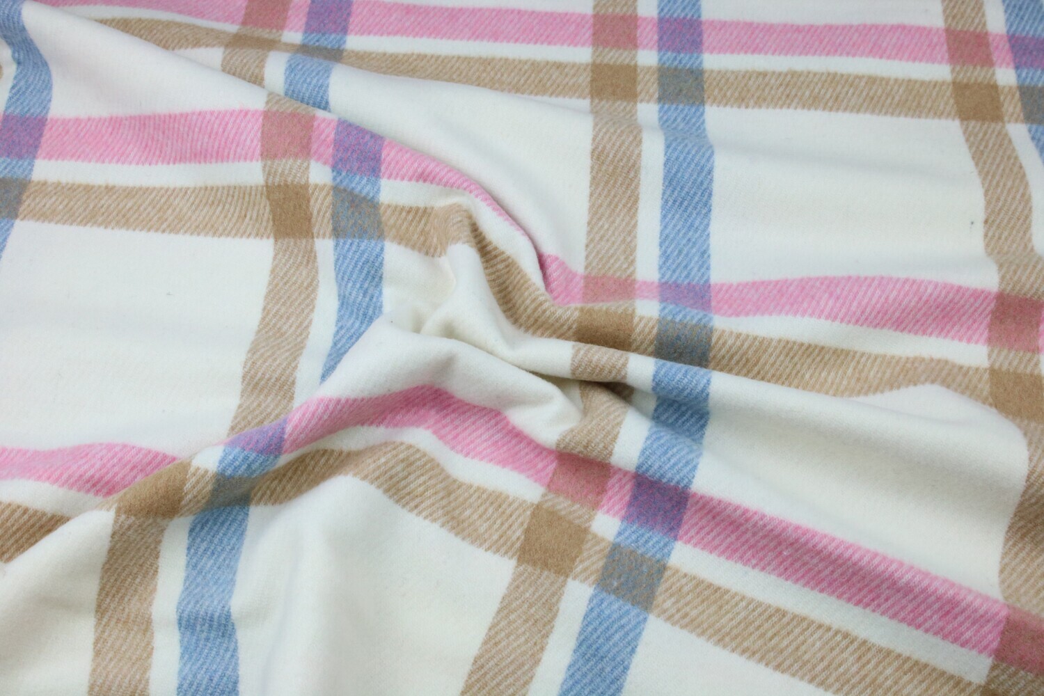 Mantelstoff &quot;Ciocca&quot;, creme, rosa, blau, braun