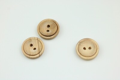 Holzknopf, rund, 22mm