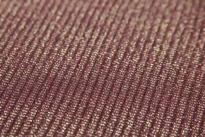 Strickbündchen, grob gerippt, Sparkle, Hamburger Liebe, bordeaux-gold