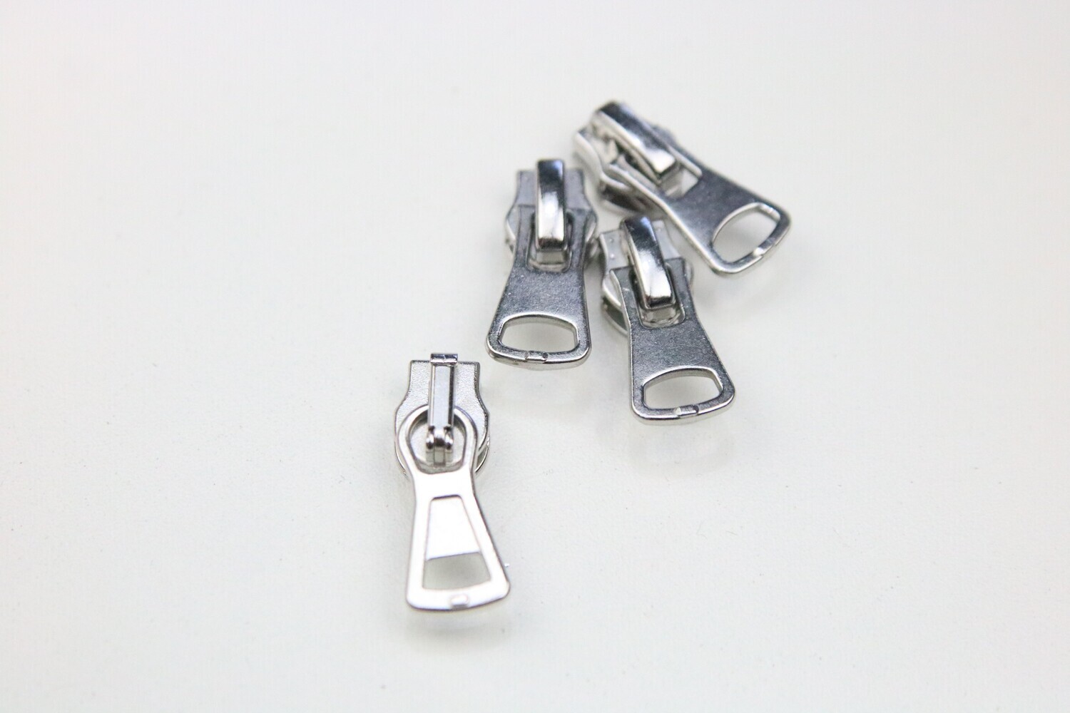 Reißverschlusszipper &quot;Eve&quot;, silber