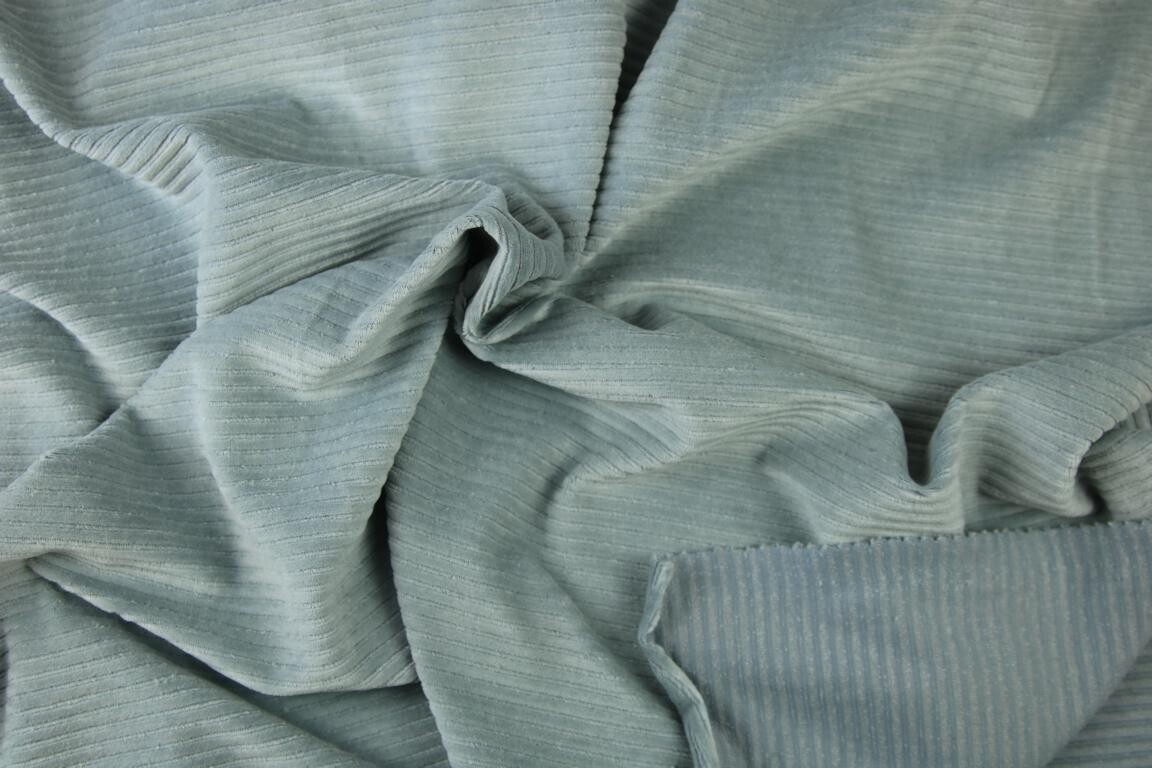 Jersey-Cord, blaugrau
