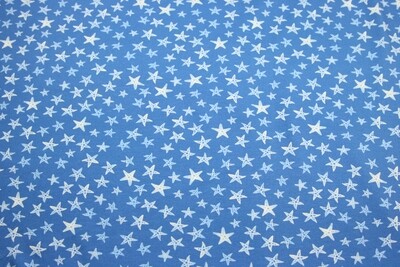 Baumwolljersey &quot;Inky Star&quot;, blau